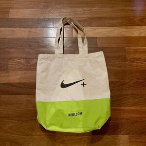 Nike Green and Cream Tote Bag